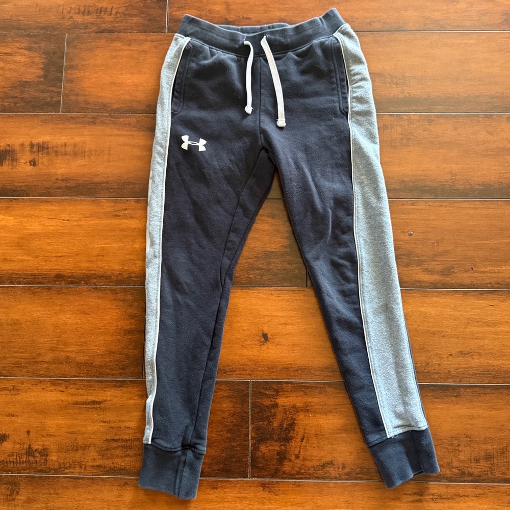 Boys Youth Under Armor Joggers Sweatpants Size Youth Small Black, Gray, White